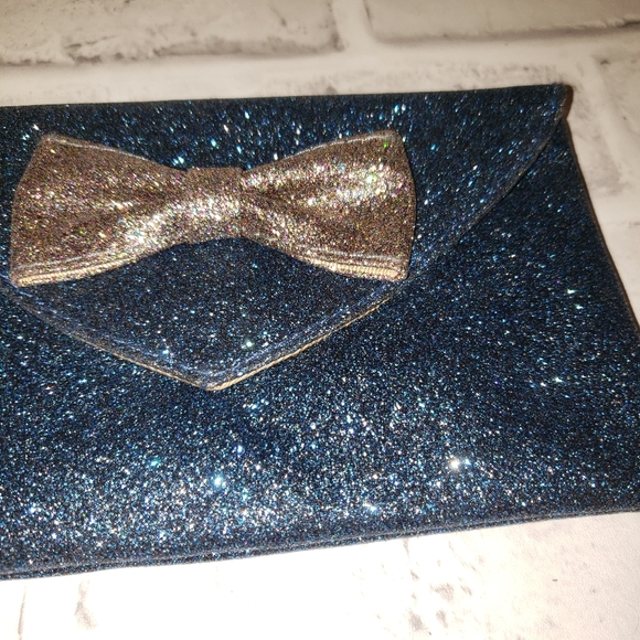 Anthropologie Miss Albright Glitter Envelope Clutch - Picture 4 of 9